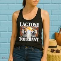 Lactose Tolerant Funny Trending Meme Women's Tank Top thumb 2