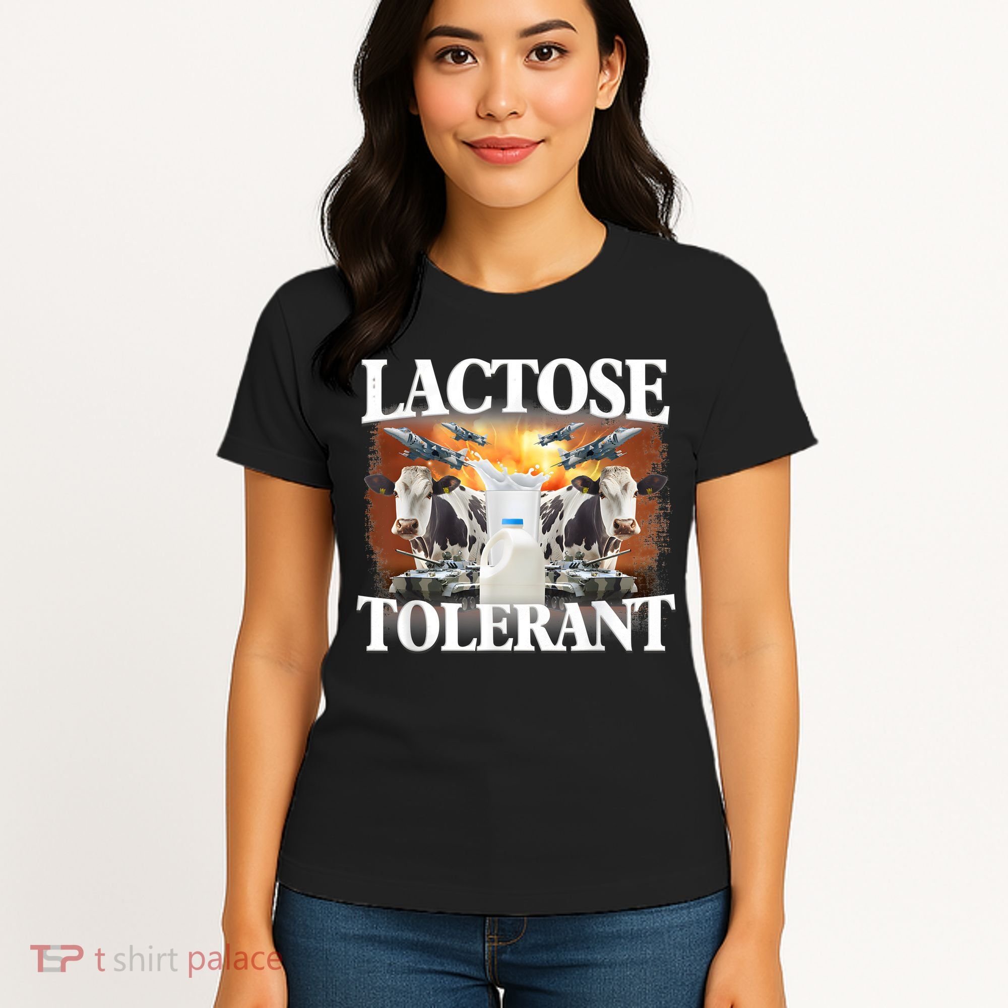 Lactose Tolerant Funny Trending Meme Women's T-Shirt