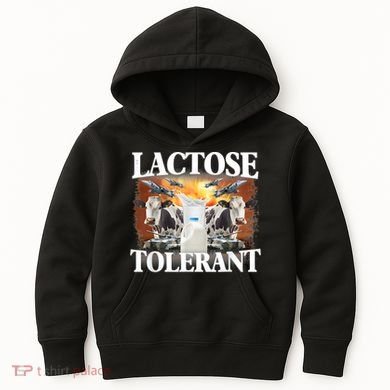 Lactose Tolerant Funny Trending Meme Kids Hoodie