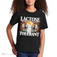 Lactose Tolerant Funny Trending Meme Kids T-Shirt thumb 2