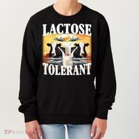 Lactose Tolerant Funny Cow Women's Sweatshirt thumb 0