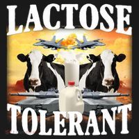 Lactose Tolerant Funny Cow USA-Made Doggie Bandana thumb 2
