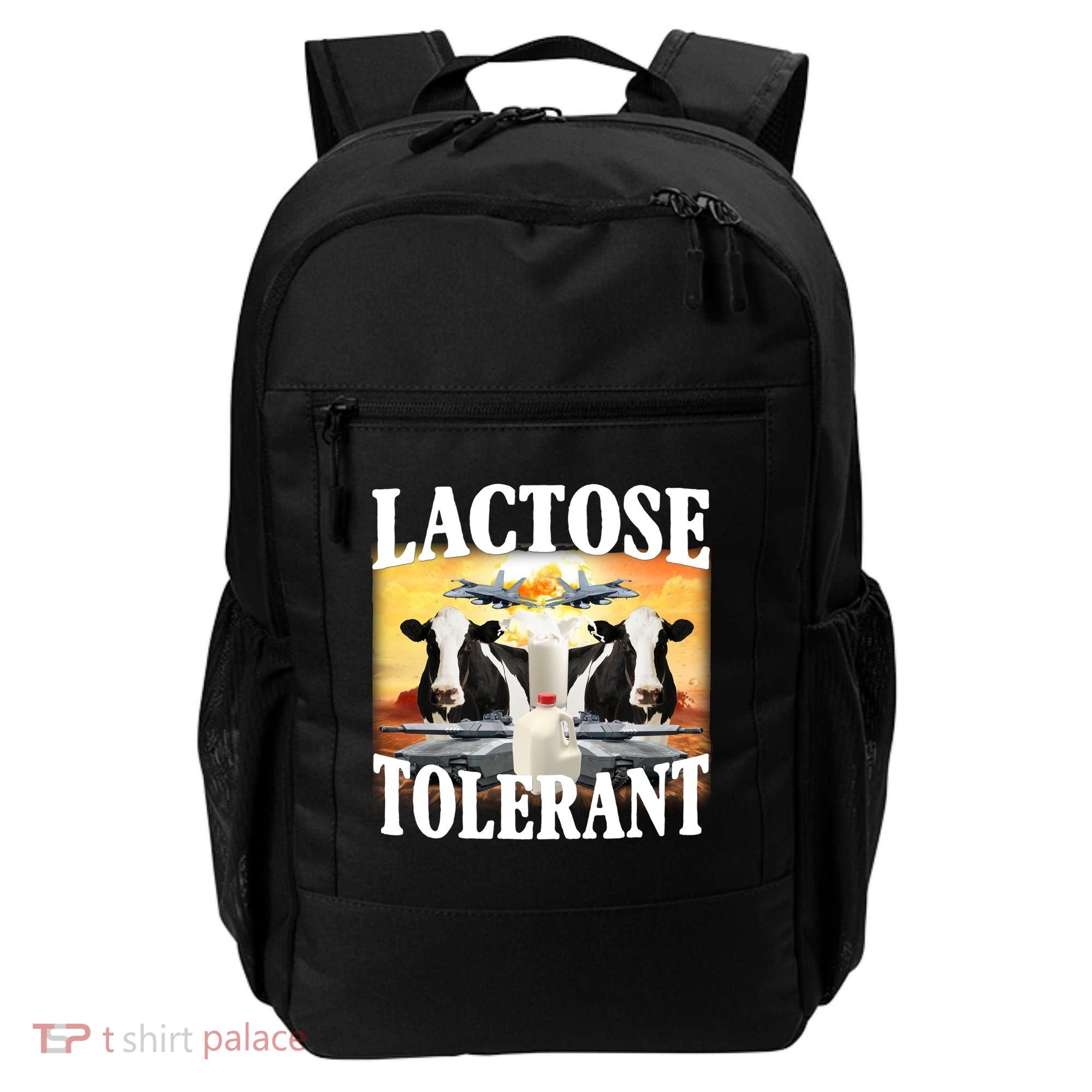 Lactose Tolerant Funny Cow Backpack