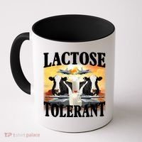 Lactose Tolerant Funny Cow Coffee Mug thumb 0