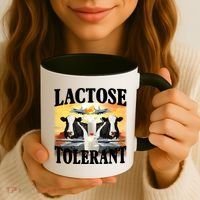 Lactose Tolerant Funny Cow Coffee Mug thumb 3