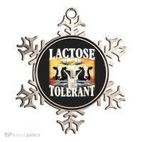 Lactose Tolerant Funny Cow Ornament thumb 0