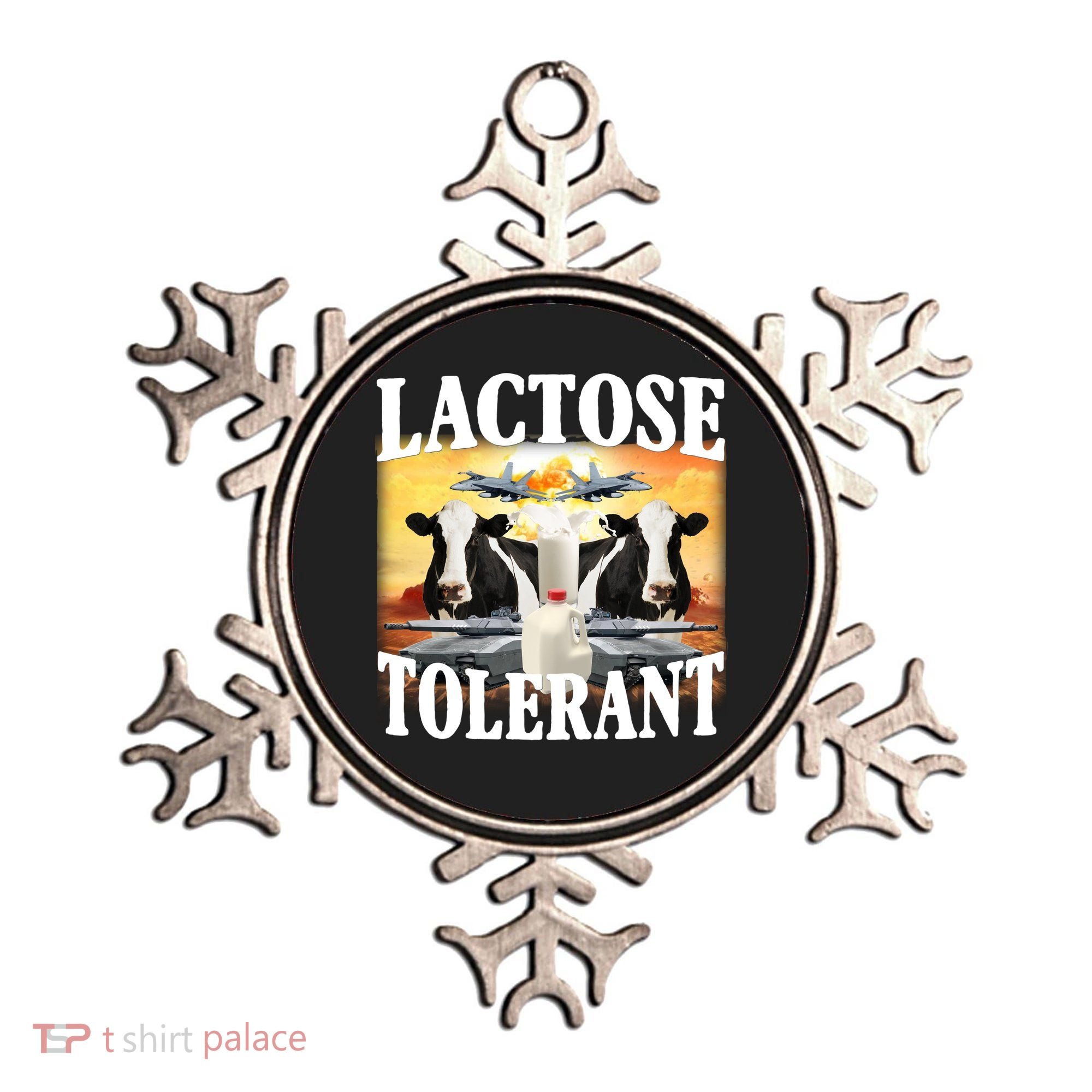 Lactose Tolerant Funny Cow Ornament