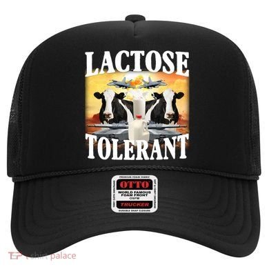 Lactose Tolerant Funny Cow Hat
