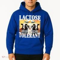 Lactose Tolerant Funny Cow Hoodie thumb 2