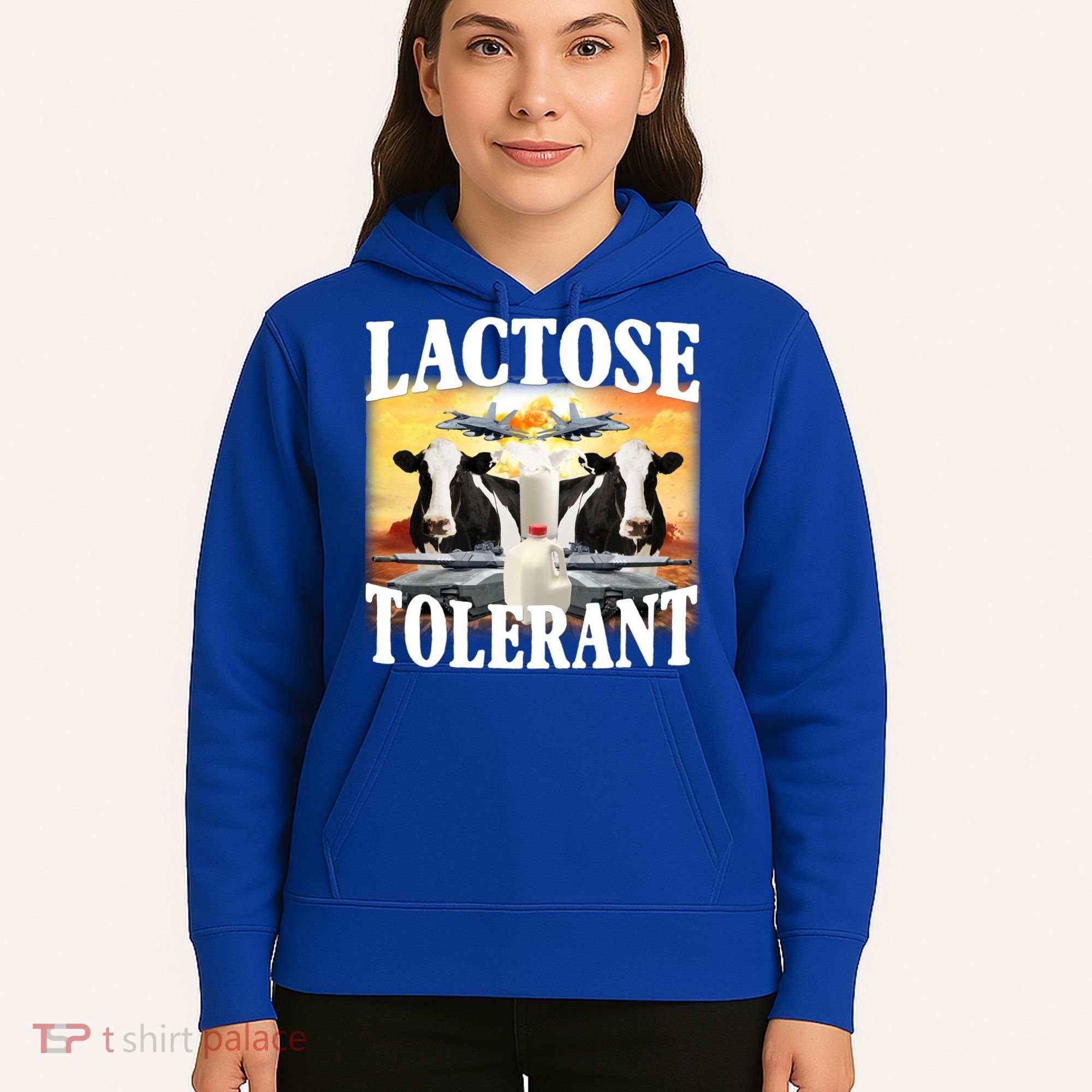 Lactose Tolerant Funny Cow Hoodie