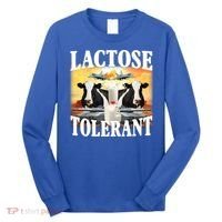 Lactose Tolerant Funny Cow Long Sleeve Shirt thumb 0