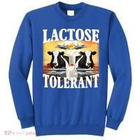 Lactose Tolerant Funny Cow Sweatshirt thumb 0