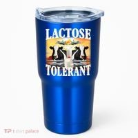Lactose Tolerant Funny Cow Tumbler thumb 0
