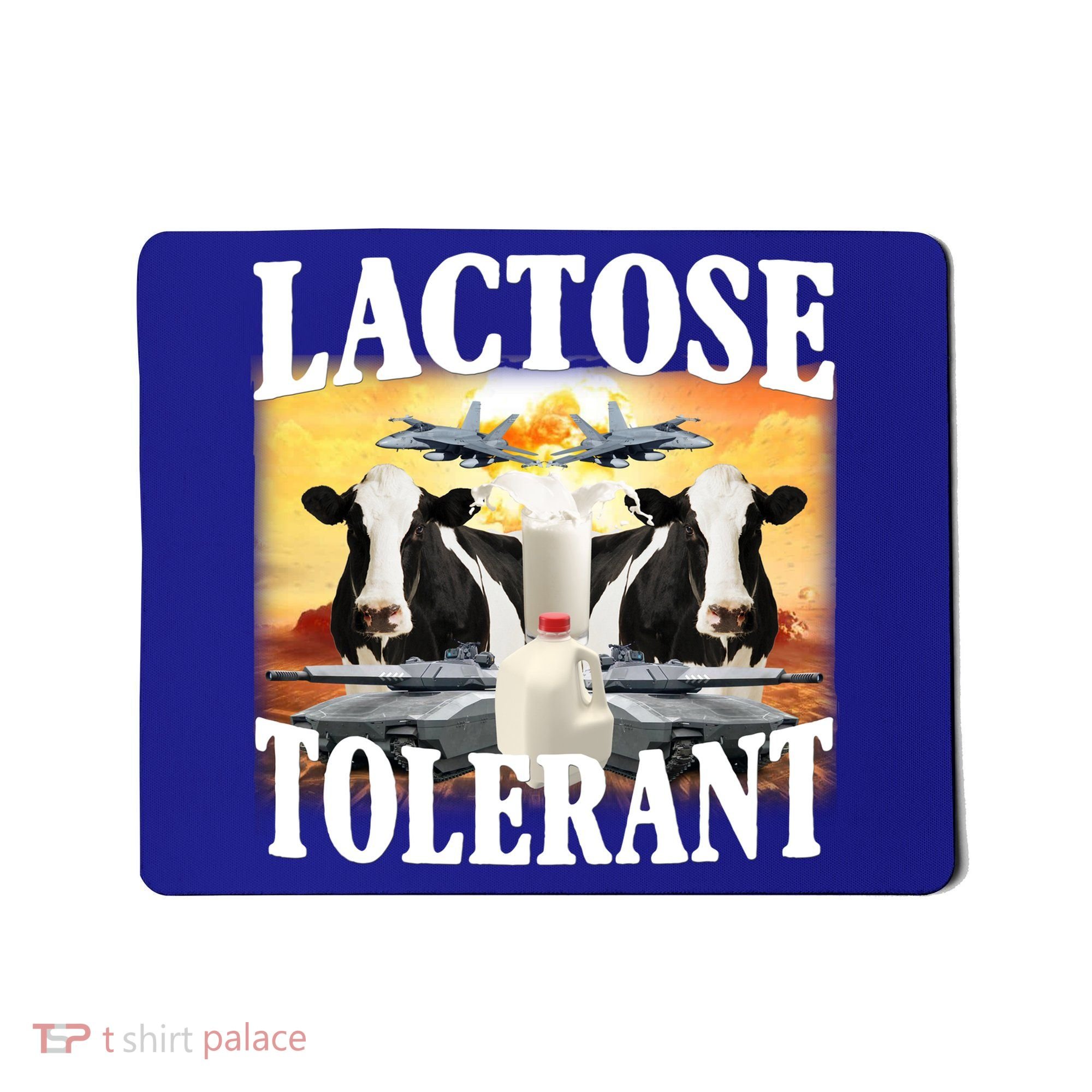 Lactose Tolerant Funny Cow Mousepad