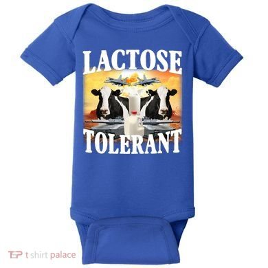 Lactose Tolerant Funny Cow Baby Bodysuit