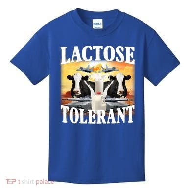 Lactose Tolerant Funny Cow Kids T-Shirt