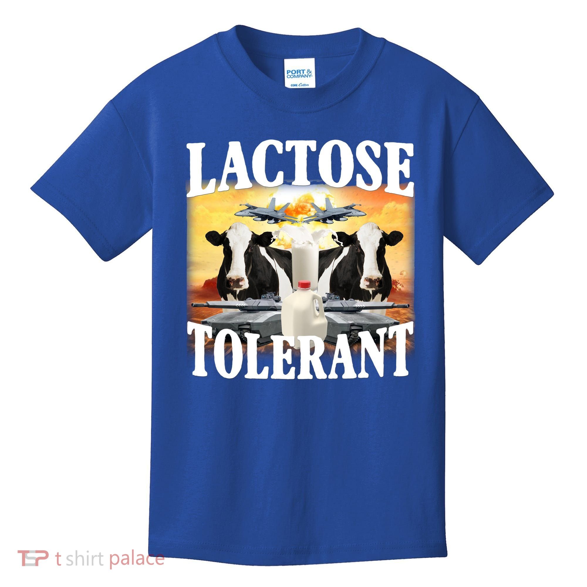 Lactose Tolerant Funny Cow Kids T-Shirt