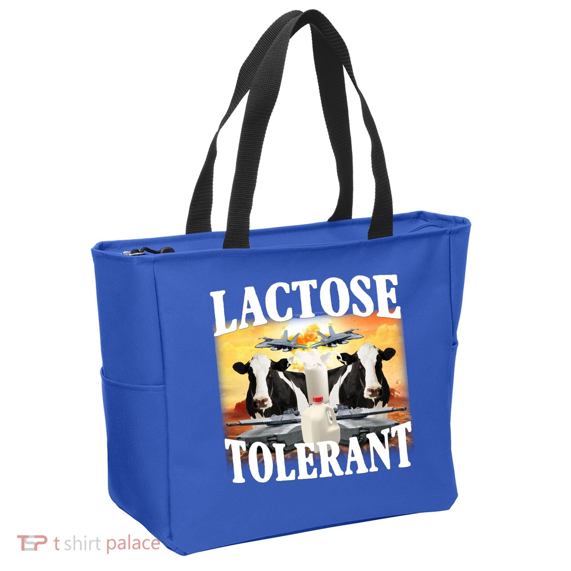 Lactose Tolerant Funny Cow Tote Bag