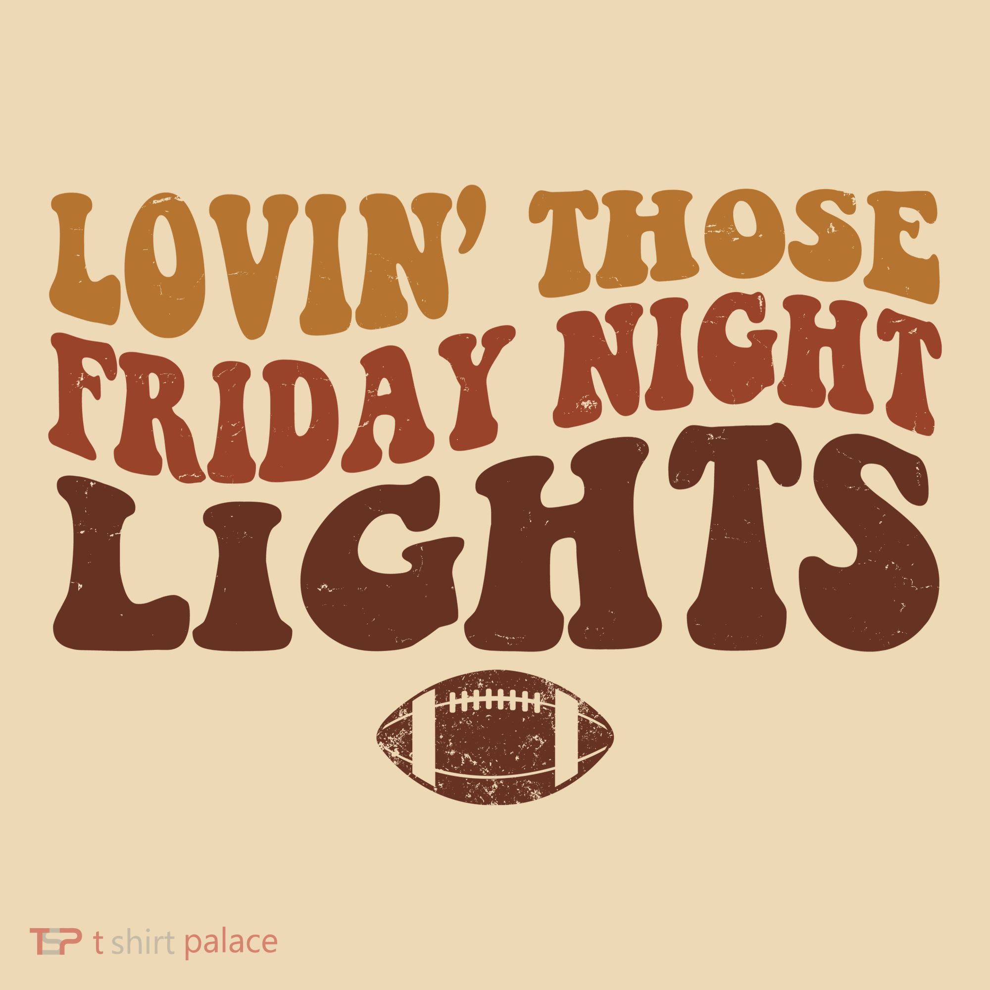 Lovin Those Friday Night Lights Football Tote Bag