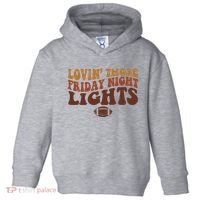 Lovin Those Friday Night Lights Football Toddler Hoodie thumb 0