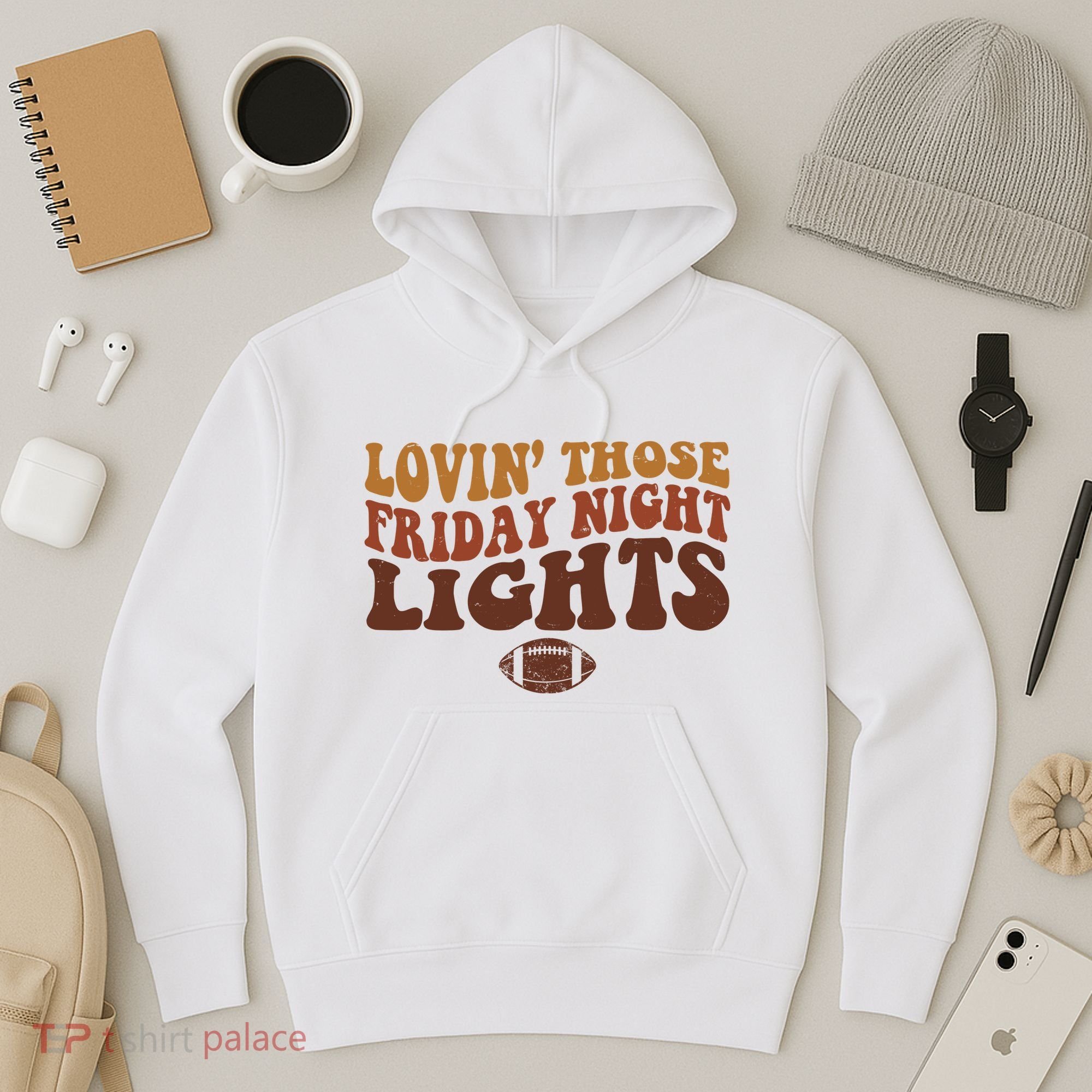 Lovin Those Friday Night Lights Football Hoodie