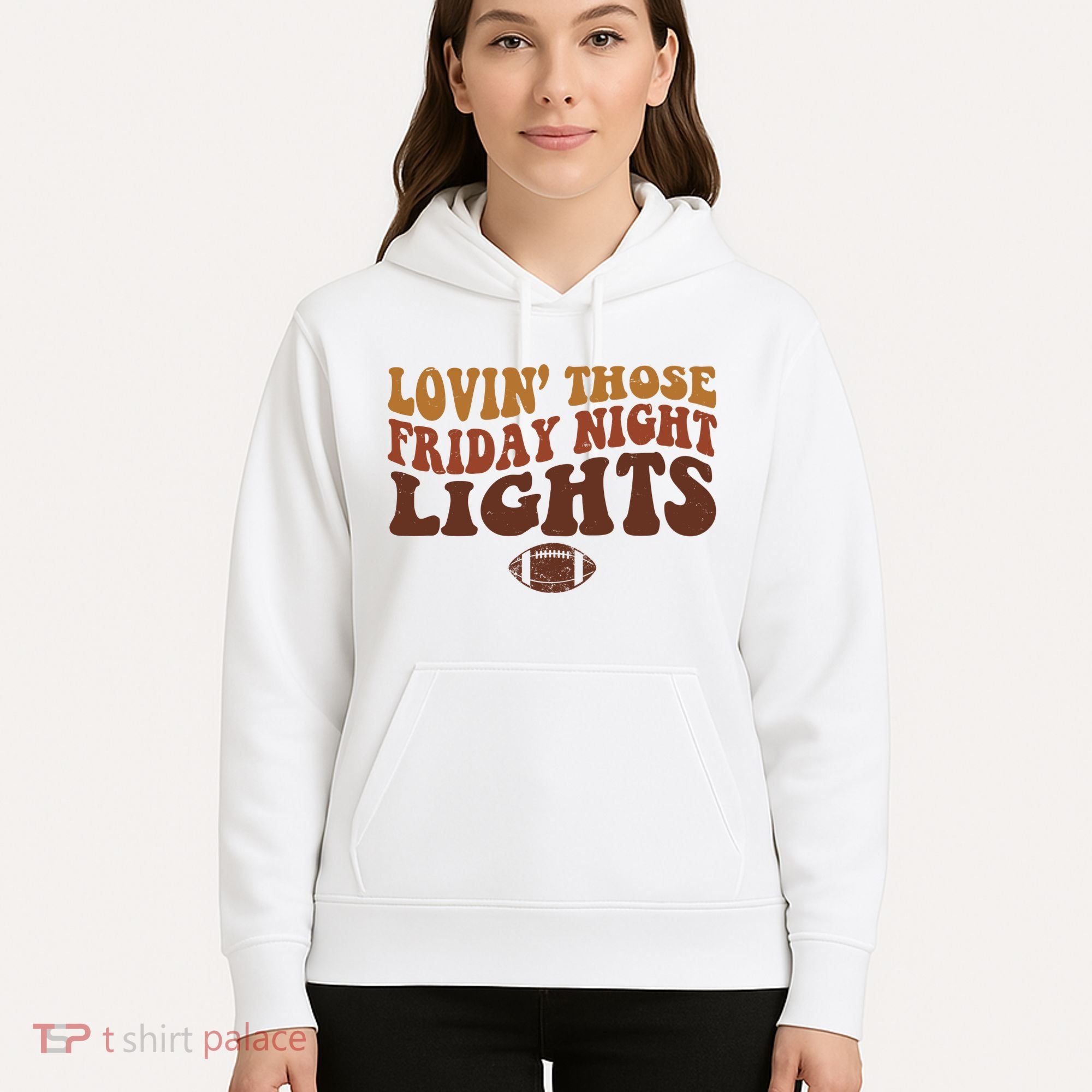 Lovin Those Friday Night Lights Football Hoodie