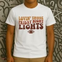 Lovin Those Friday Night Lights Football T-Shirt thumb 3
