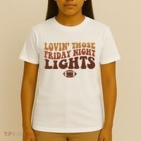 Lovin Those Friday Night Lights Football T-Shirt thumb 4