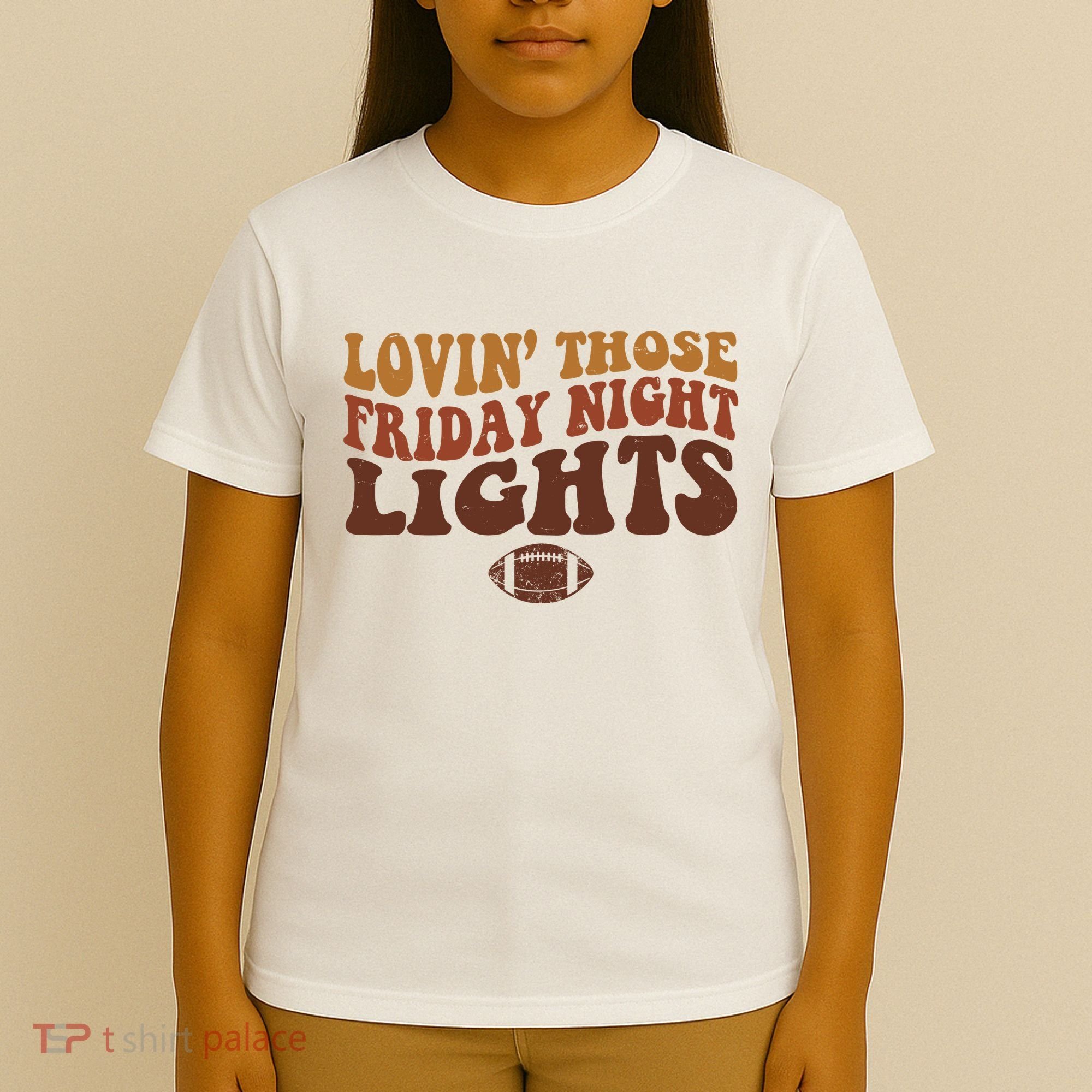 Lovin Those Friday Night Lights Football T-Shirt
