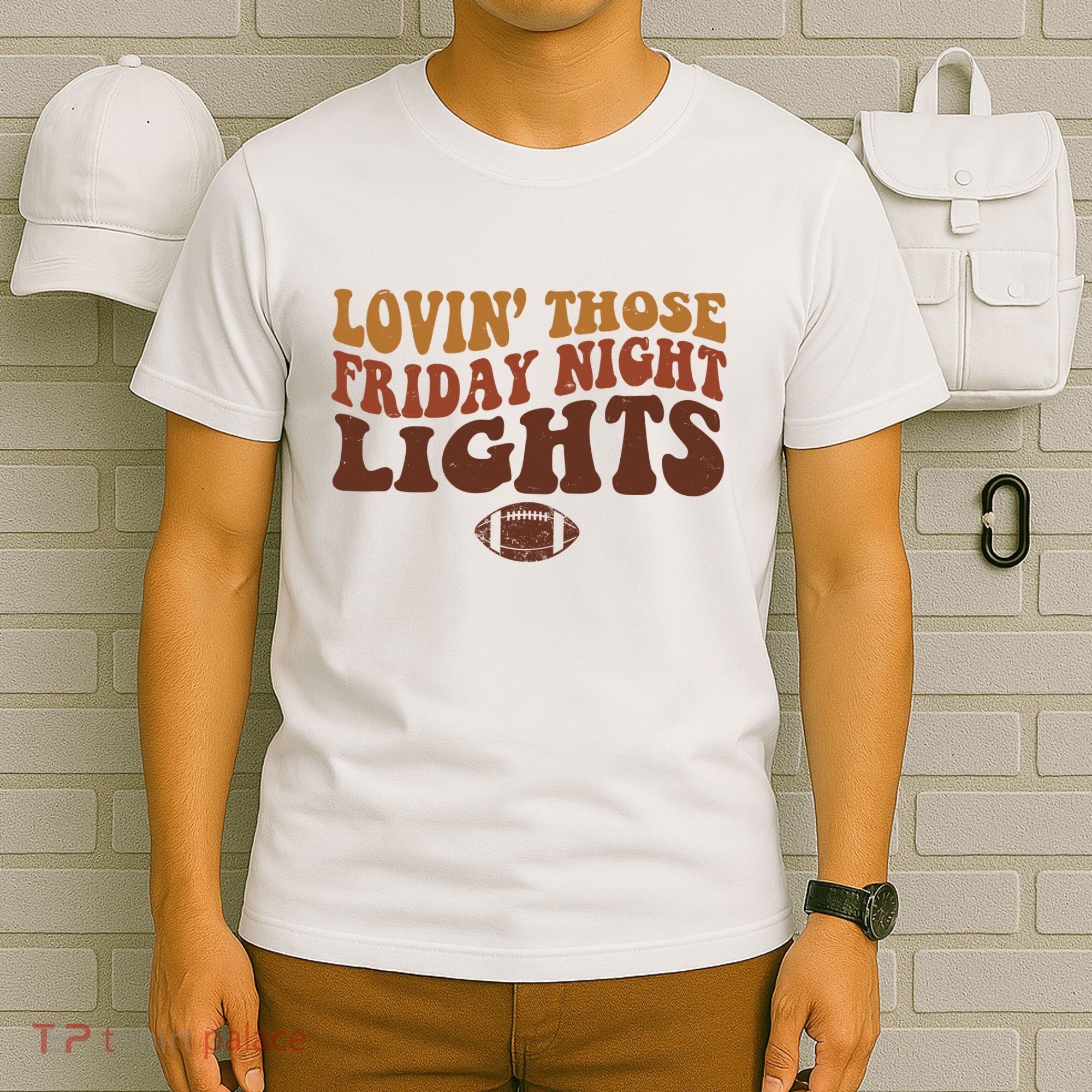Lovin Those Friday Night Lights Football T-Shirt