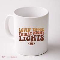 Lovin Those Friday Night Lights Football Coffee Mug thumb 0