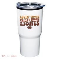 Lovin Those Friday Night Lights Football Tumbler thumb 0