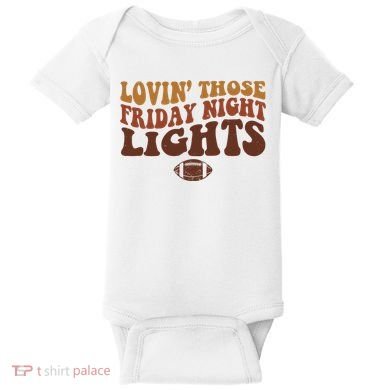 Lovin Those Friday Night Lights Football Baby Bodysuit