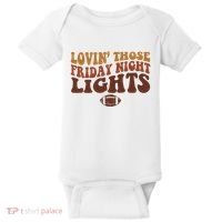 Lovin Those Friday Night Lights Football Baby Bodysuit thumb 0