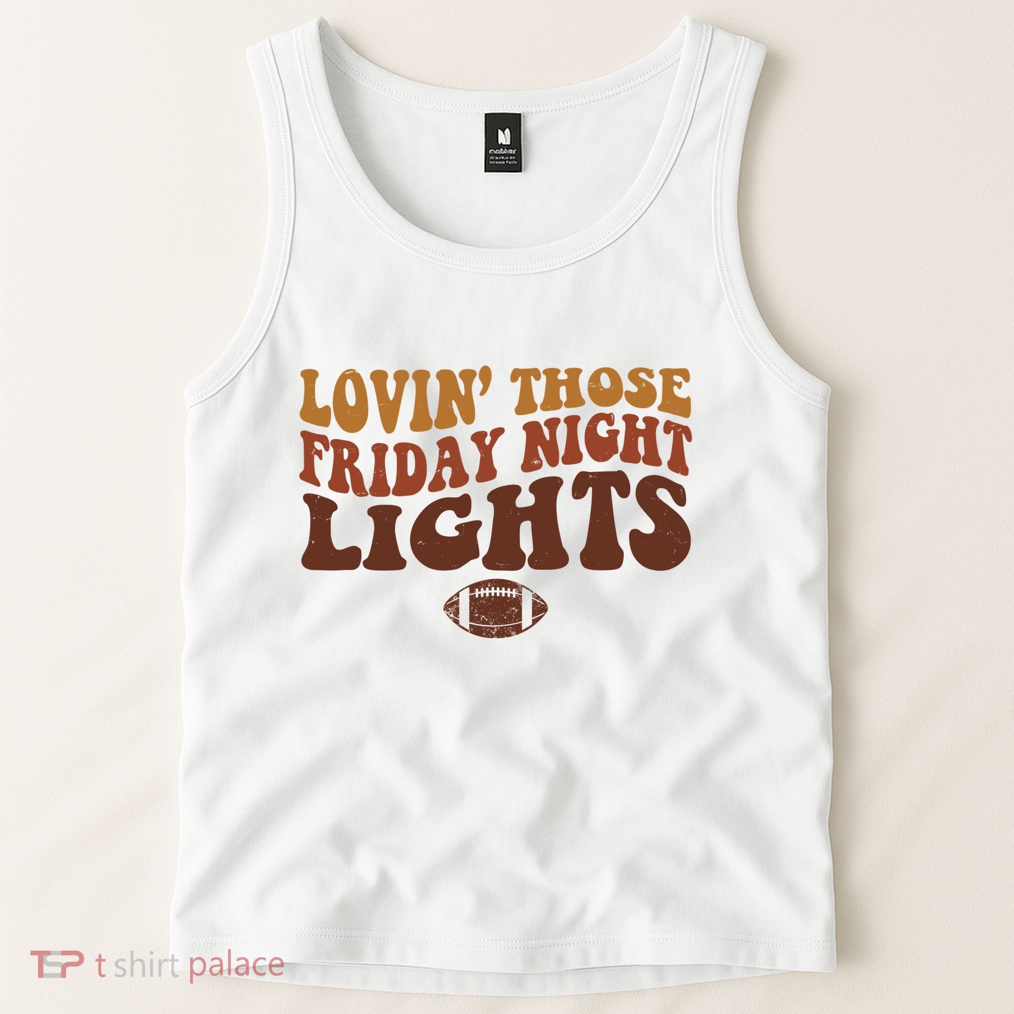 Lovin Those Friday Night Lights Football Tank Top