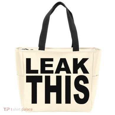 Leak This Funny Tote Bag