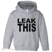 Leak This Funny Toddler Hoodie thumb 0