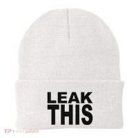 Leak This Funny Beanie thumb 0
