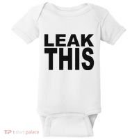 Leak This Funny Baby Bodysuit thumb 0