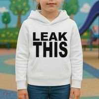 Leak This Funny Kids Hoodie thumb 3