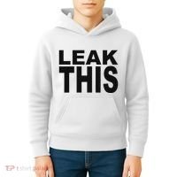 Leak This Funny Kids Hoodie thumb 4