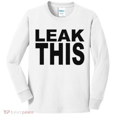 Leak This Funny Kids Long Sleeve Shirt