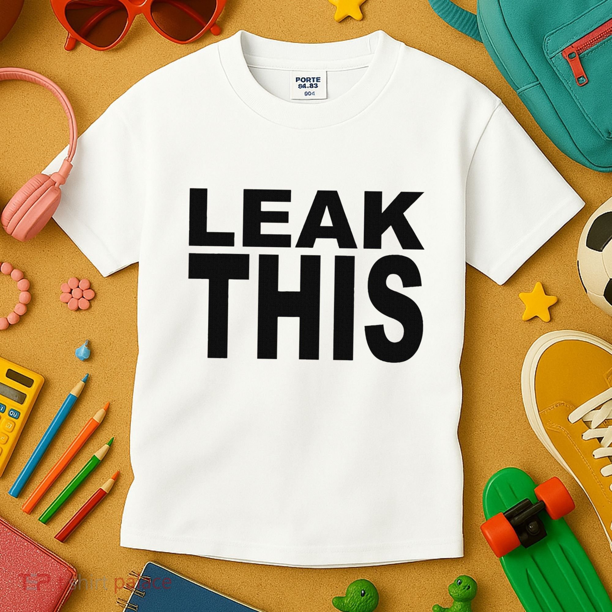 Leak This Funny Kids T-Shirt