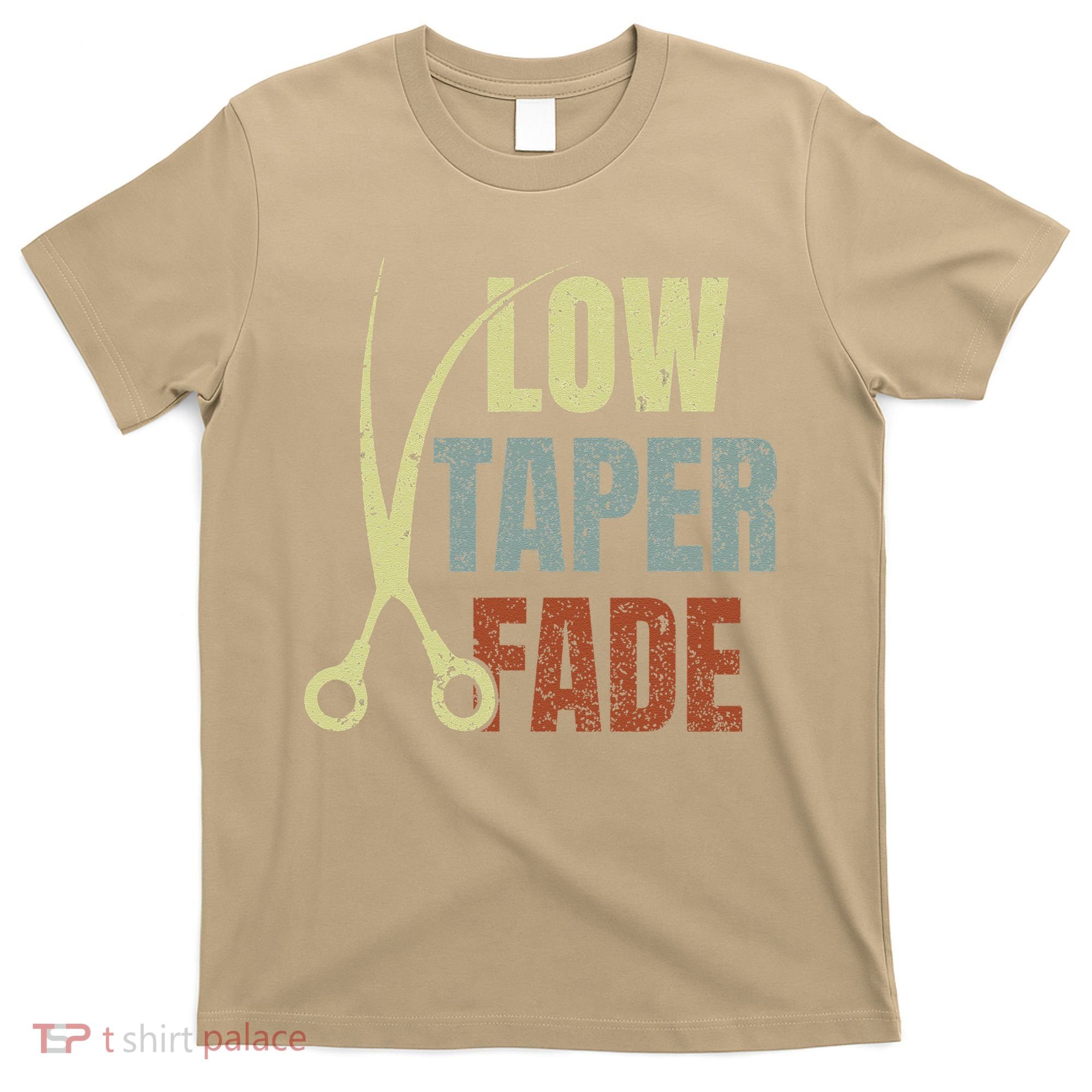 Low Taper Fade Meme Hair Scissors Vintage T-Shirt