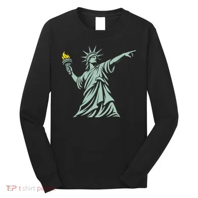 Liberty Throwing Flames Long Sleeve Shirt