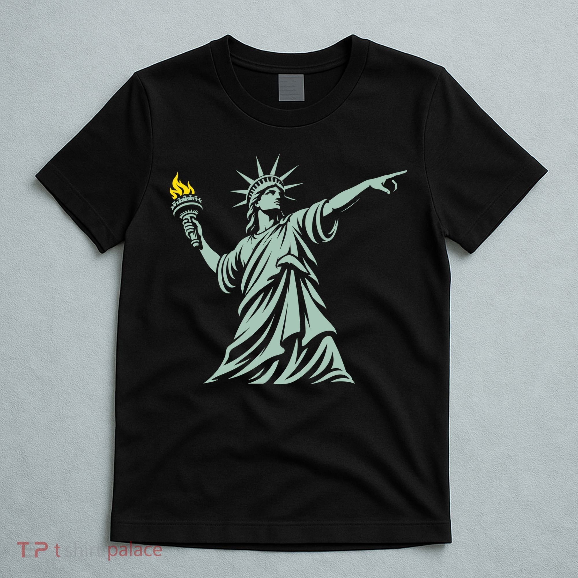 Liberty Throwing Flames T-Shirt