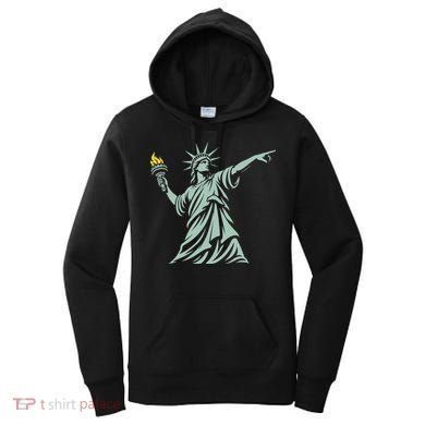 Liberty Throwing Flames Women's Hoodie