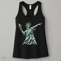 Liberty Throwing Flames Women's Tank Top thumb 3