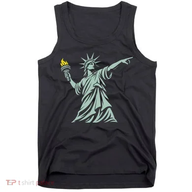 Liberty Throwing Flames Tank Top