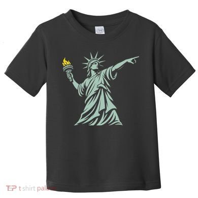 Liberty Throwing Flames Toddler T-Shirt